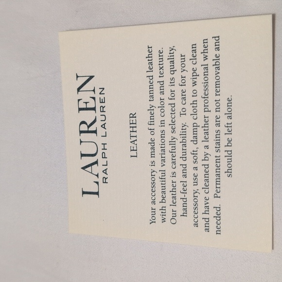 Ralph Lauren leather bag. - Picture 13 of 16